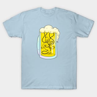 Beer lovers the matrix nostalgia cartoon T-Shirt